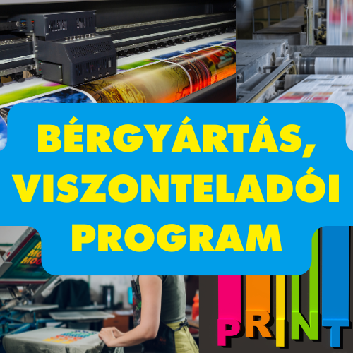 DTF, UV lézergravír, eco-solvent nyomtatás és dekor bérgyártás kedvezményes viszonteladói árakkal.